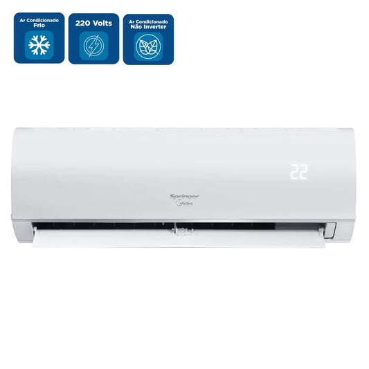 Ar-condicionado Convencional MIDEA AIR VOLUTION FRIO CLASSE "E"