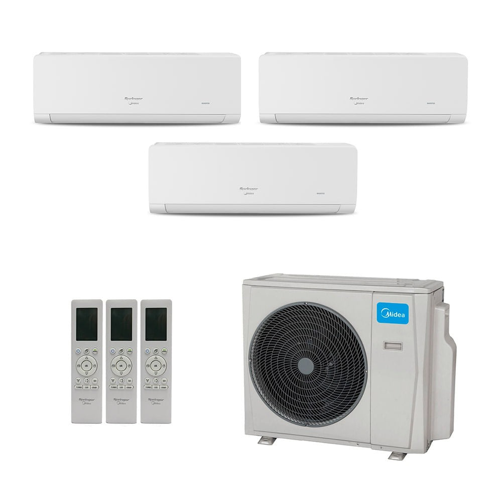 Ar-condicionado Multi Split Inverter MIDEA 27.000 BTUs - 3 Ambientes
