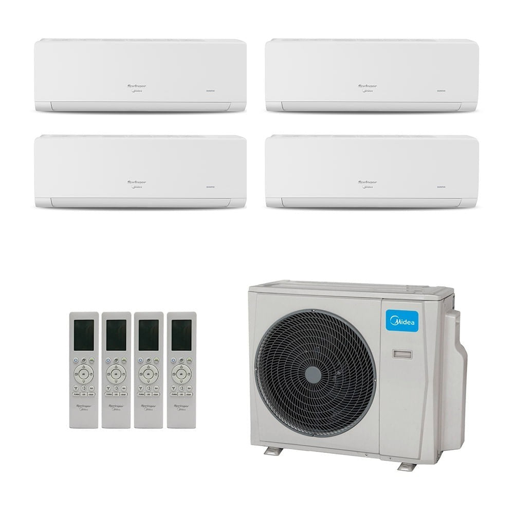 Ar-condicionado Multi Split Inverter MIDEA 36.000 BTUs - 4 Ambiente