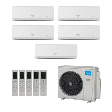 Ar-condicionado Multi Split Inverter MIDEA 42.000 BTUs - 5 Ambientes