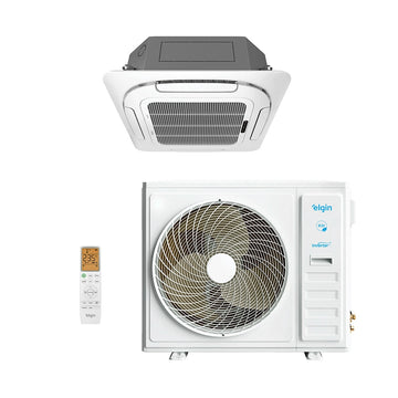 Ar-condicionado ELGIN CASSETE INVERTER 4 VIAS - COND. HORIZONTAL