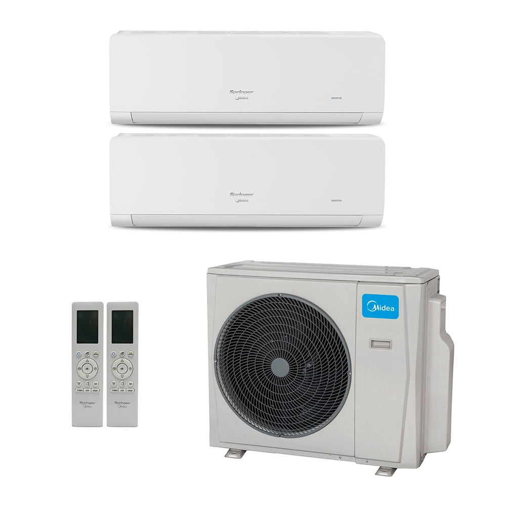 Ar-condicionado Multi Split Inverter MIDEA 18.000 BTUs - 2 Ambientes