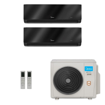 Ar-condicionado Multi Split Black Edition Inverter MIDEA 18.000 BTUs - 2 Ambientes